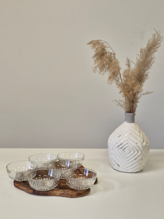 Vintage Riihimäen Lasi Merja Dessert Bowl by Tamara Aladin (1972–1974)