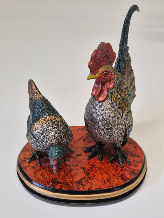 Vintage Rooster Statue – Farmhouse Décor