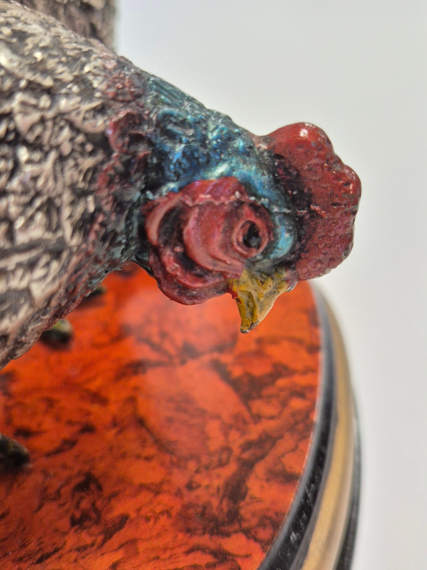 Vintage Rooster Statue – Farmhouse Décor