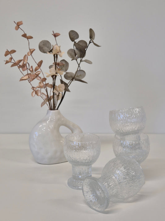 Iittala Kekkerit witte wijnglazen van Timo Sarpaneva (1973-1986)