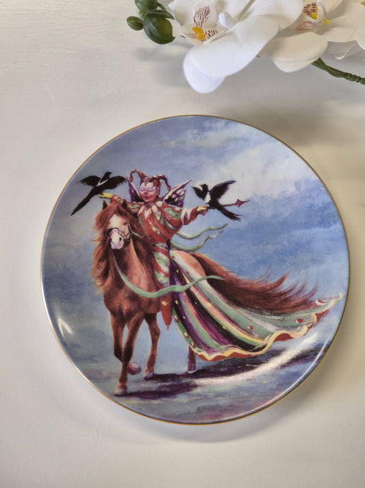 Arabia "Rohkeus" Onnenratsu Wall Plate (1994) by Sussi Anna