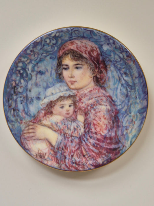 Arabia “Äidin rakkaus” Wandbord – Edna Hibel (1980)