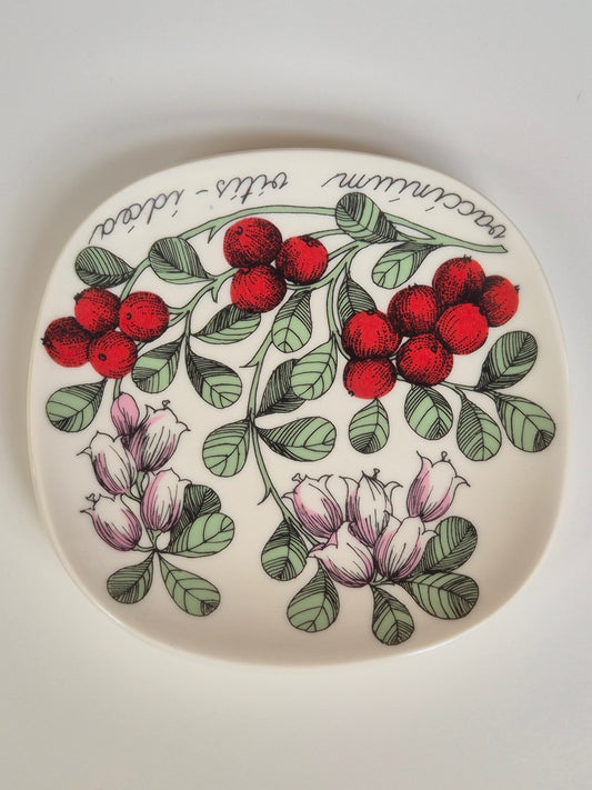 Arabia “Botanica” Wall Plate – Esteri Tomula (1988–1989)