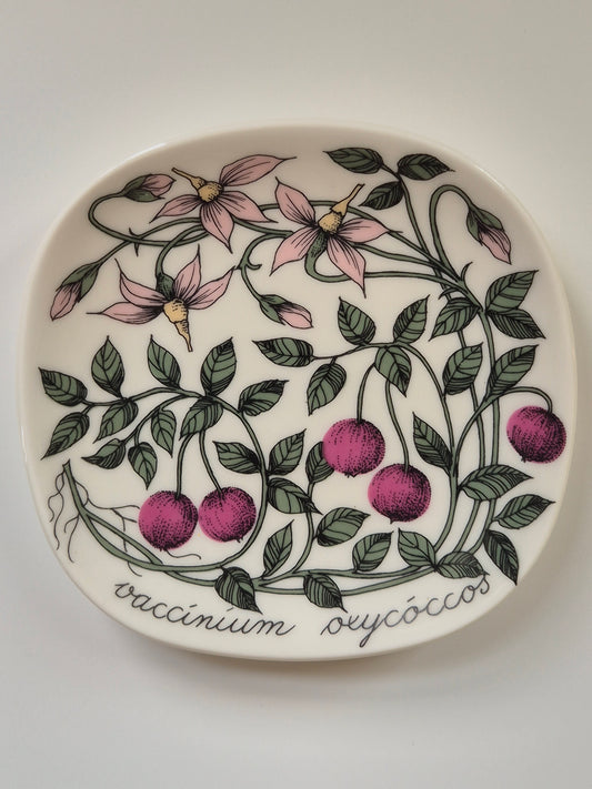 Arabia “Botanica” Wall Plate – Esteri Tomula (1988–1989)