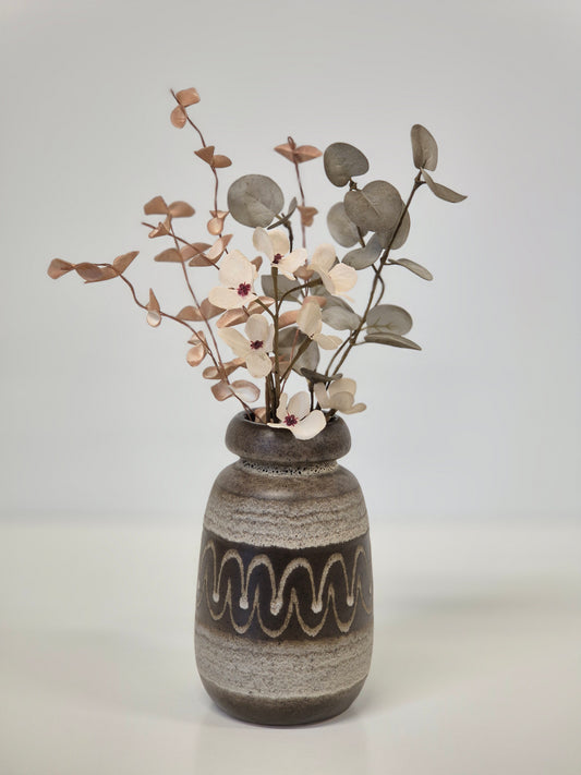 Vintage Oost-Duitse keramische vaas - Mid-Century Modern aardewerk
