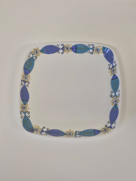 Vintage Figgjo Clupea Plate – Turi Gramstad, 1960s Norway