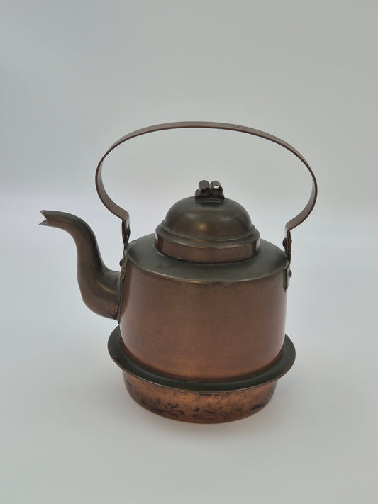Vintage Opa koperen waterkoker 1 L – Fins gemaakte waterkoker
