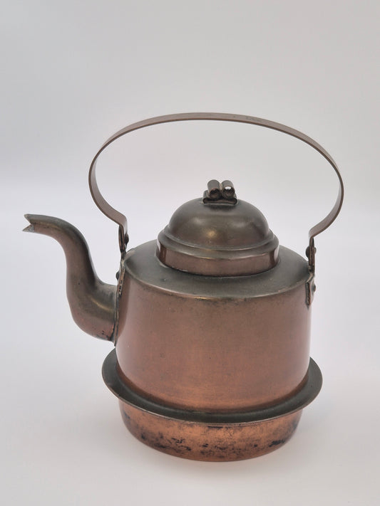 Vintage Gottfrid Carlsson Eskilstuna koperen pan – 1L Zweeds vakmanschap