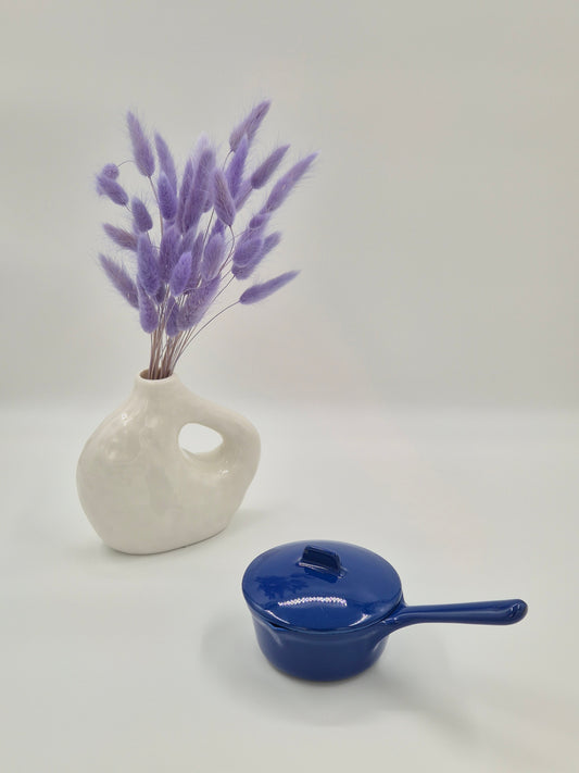 Vintage Rosenlew boterpan – Blauw, Finland