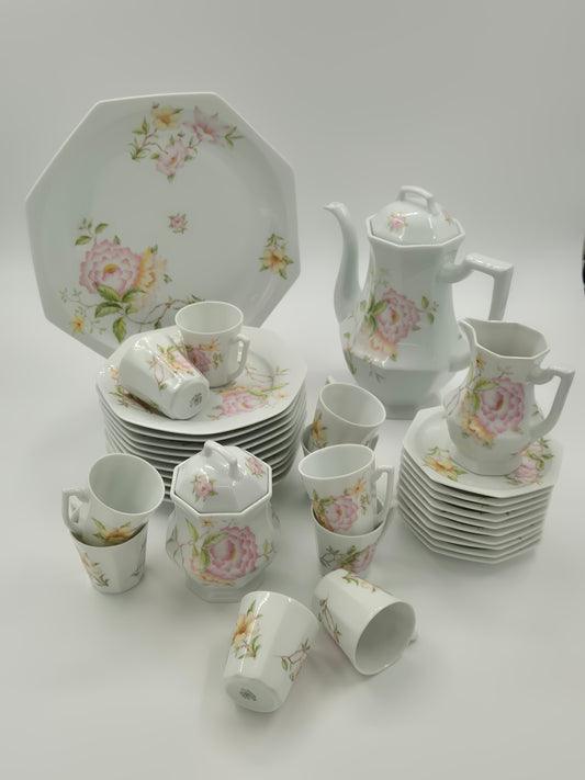 Limoges porseleinen serveerbord - Vintage Frans serviesgoed