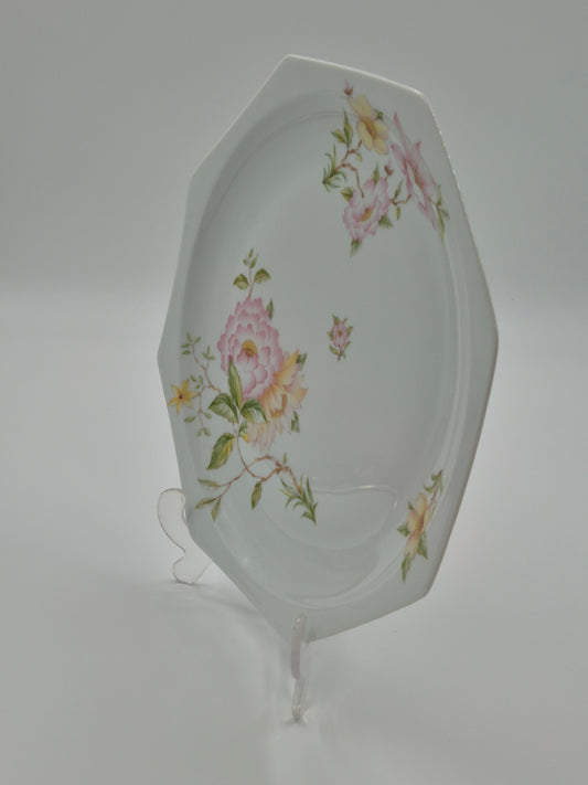 Limoges Porcelain Serving Plate – Vintage French Tableware