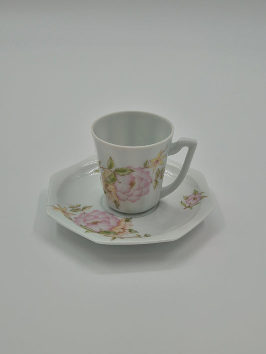 Limoges Porcelain Coffee Cup, Saucer & Dessert Plate
