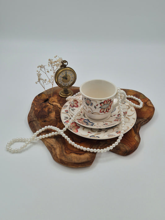 Vintage Churchill Jacobean kop en schotel