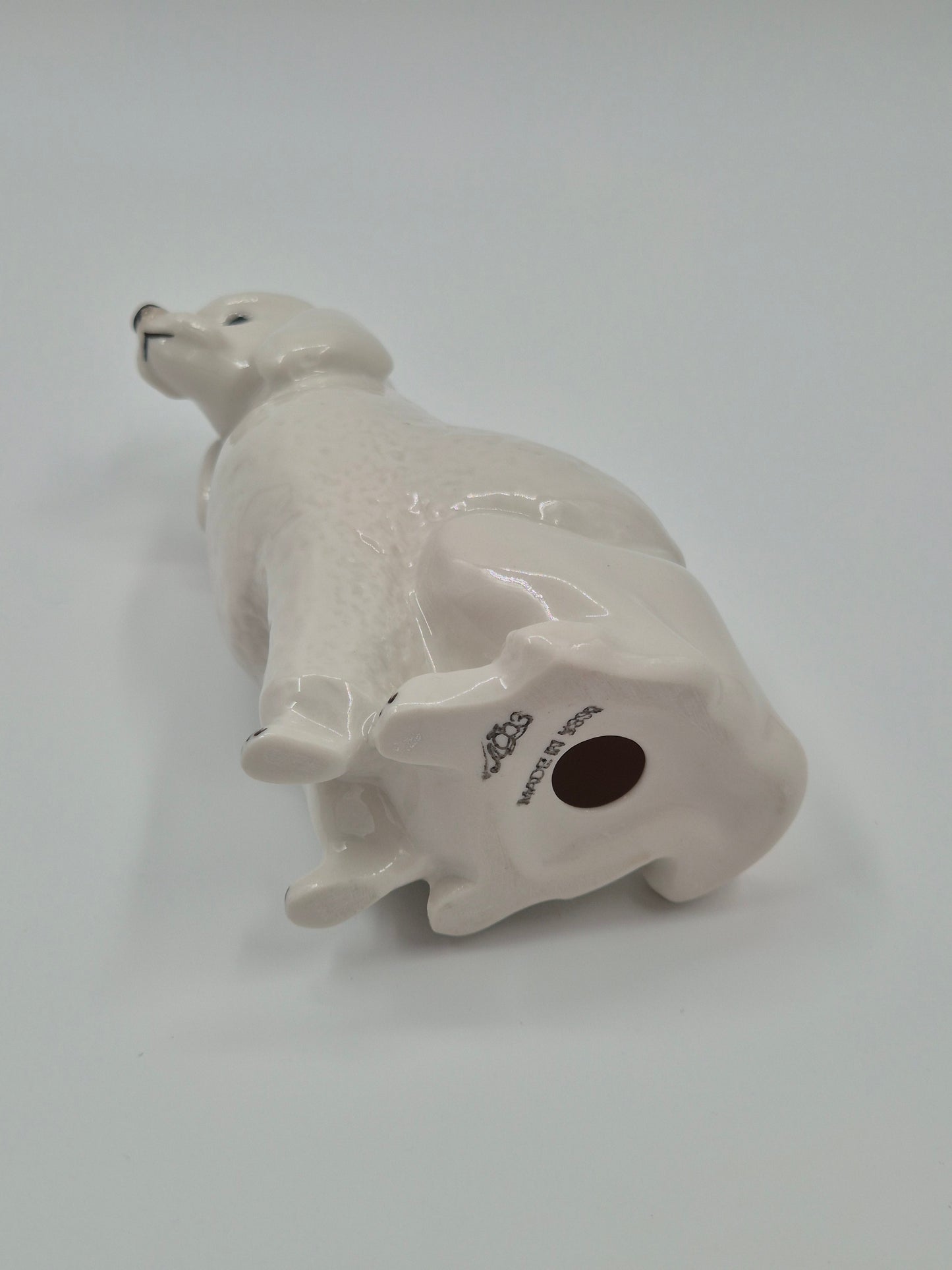figurine caniche Lomonossov vintage