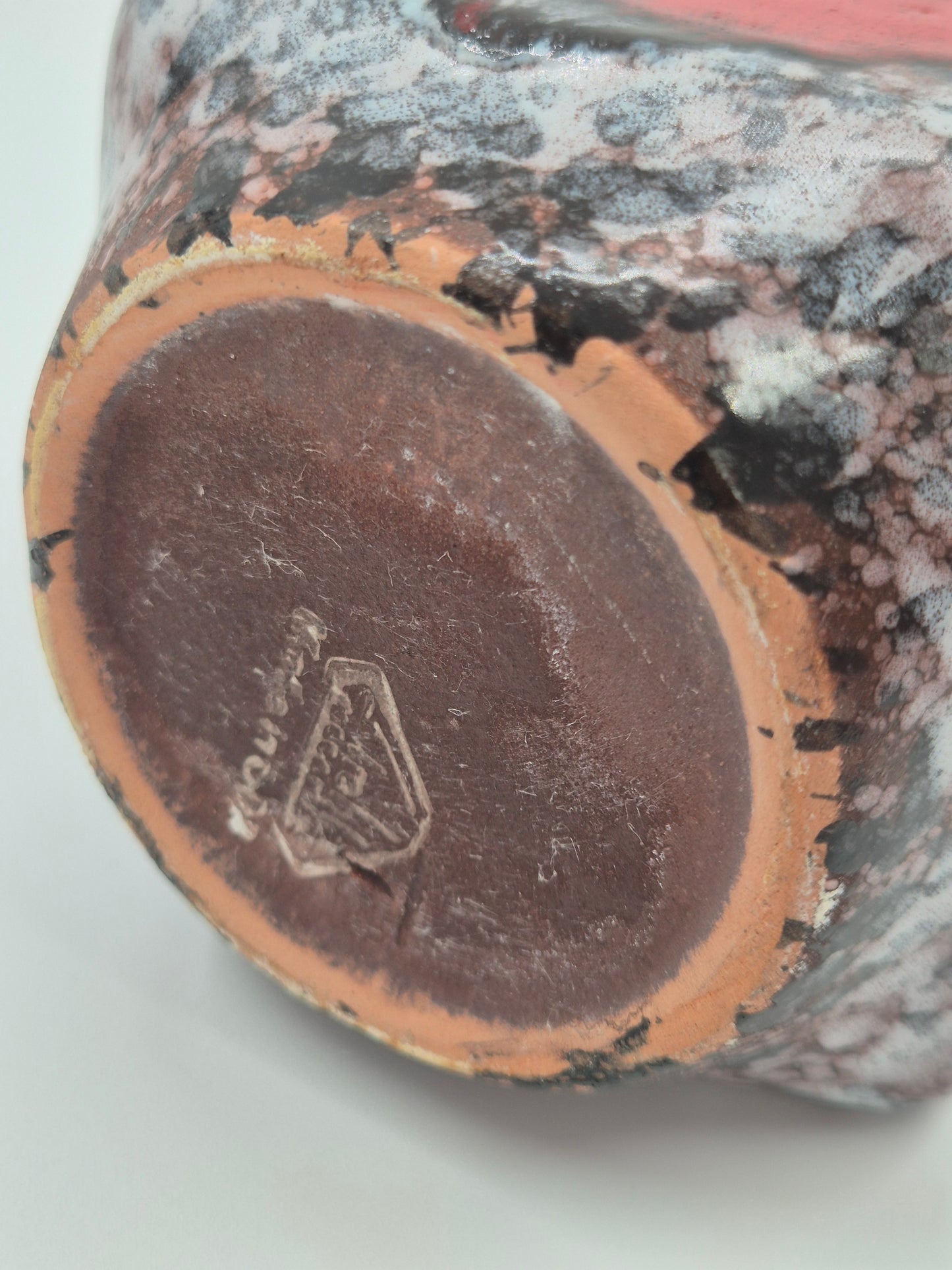 Vase Strehla vintage – Élégant verre allemand du milieu du siècle