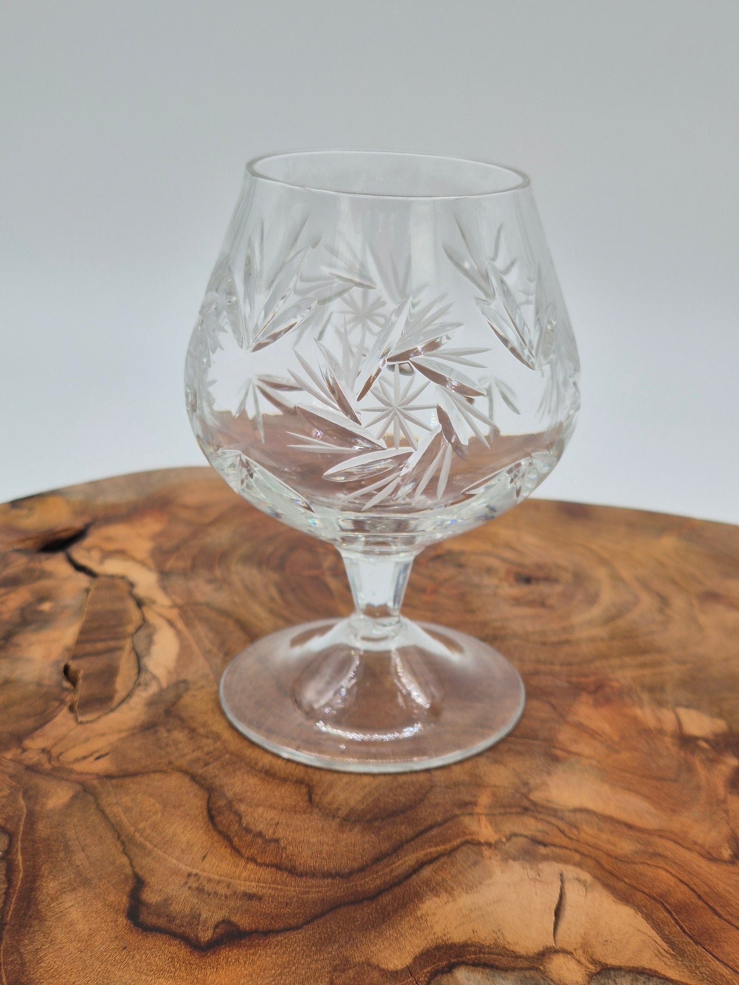 Vintage kristallen cognacglazen