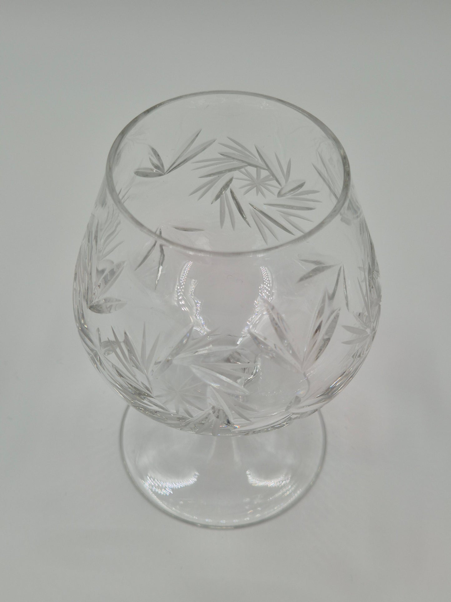 Vintage kristallen cognacglazen