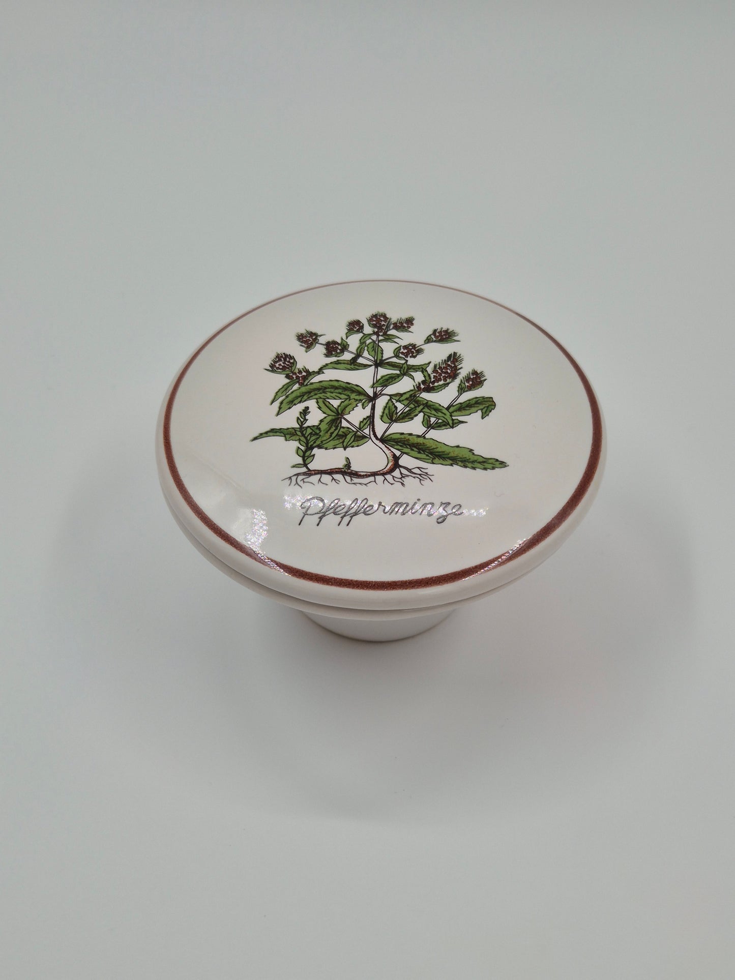 Vintage Lidded Herb Container