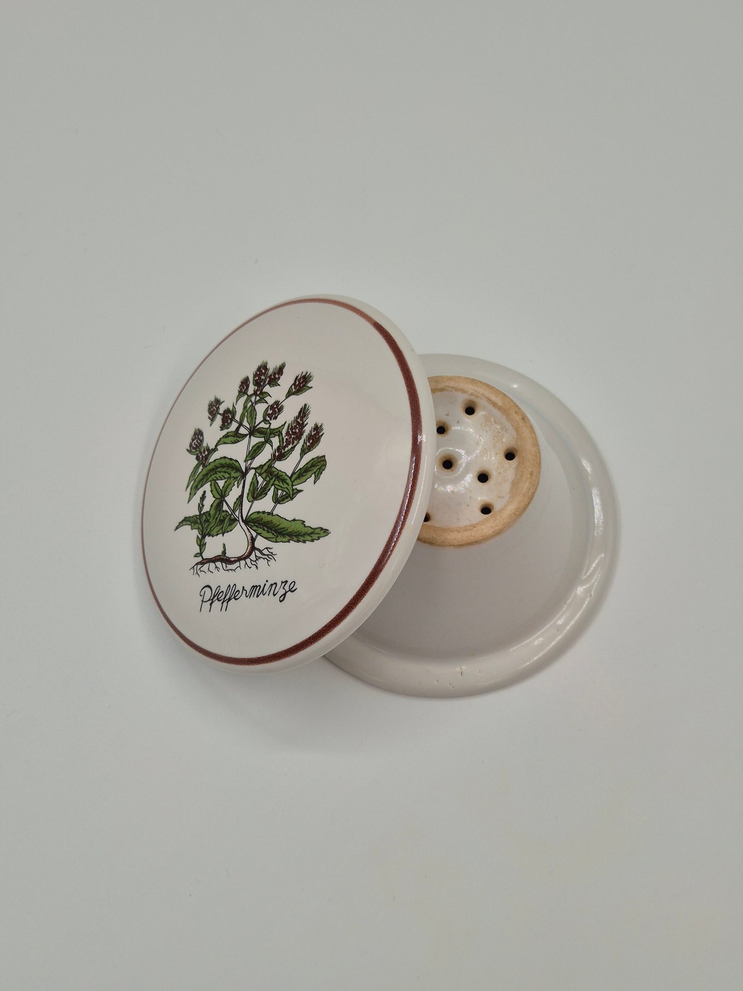 Vintage Lidded Herb Container