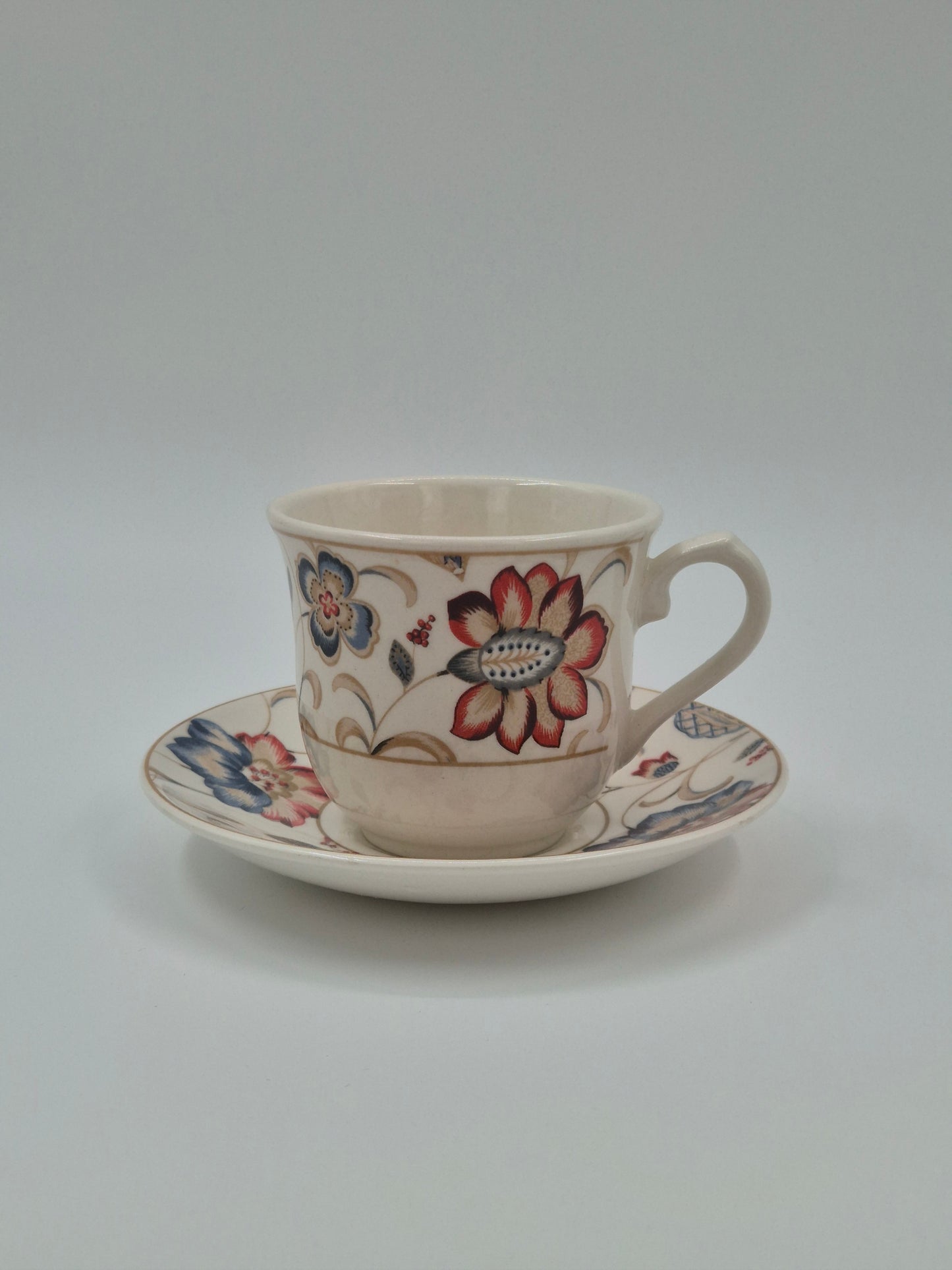 Vintage Churchill Jacobean kop en schotel