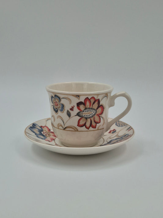 Vintage Churchill Jacobean Cup and Saucer