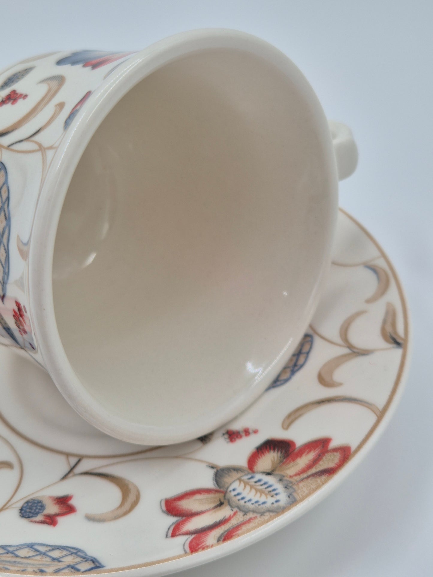 Vintage Churchill Jacobean kop en schotel