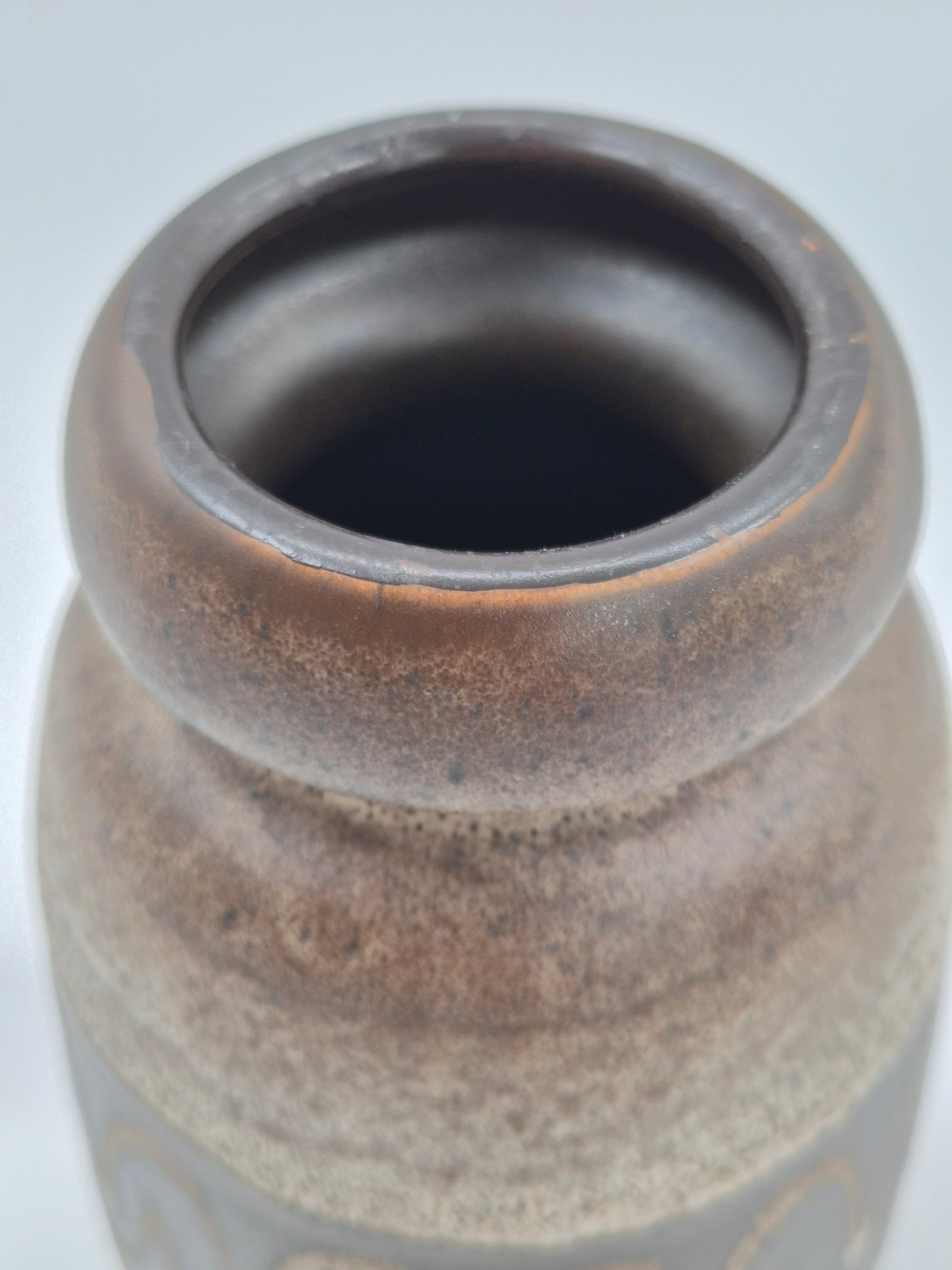 Vintage Oost-Duitse keramische vaas - Mid-Century Modern aardewerk