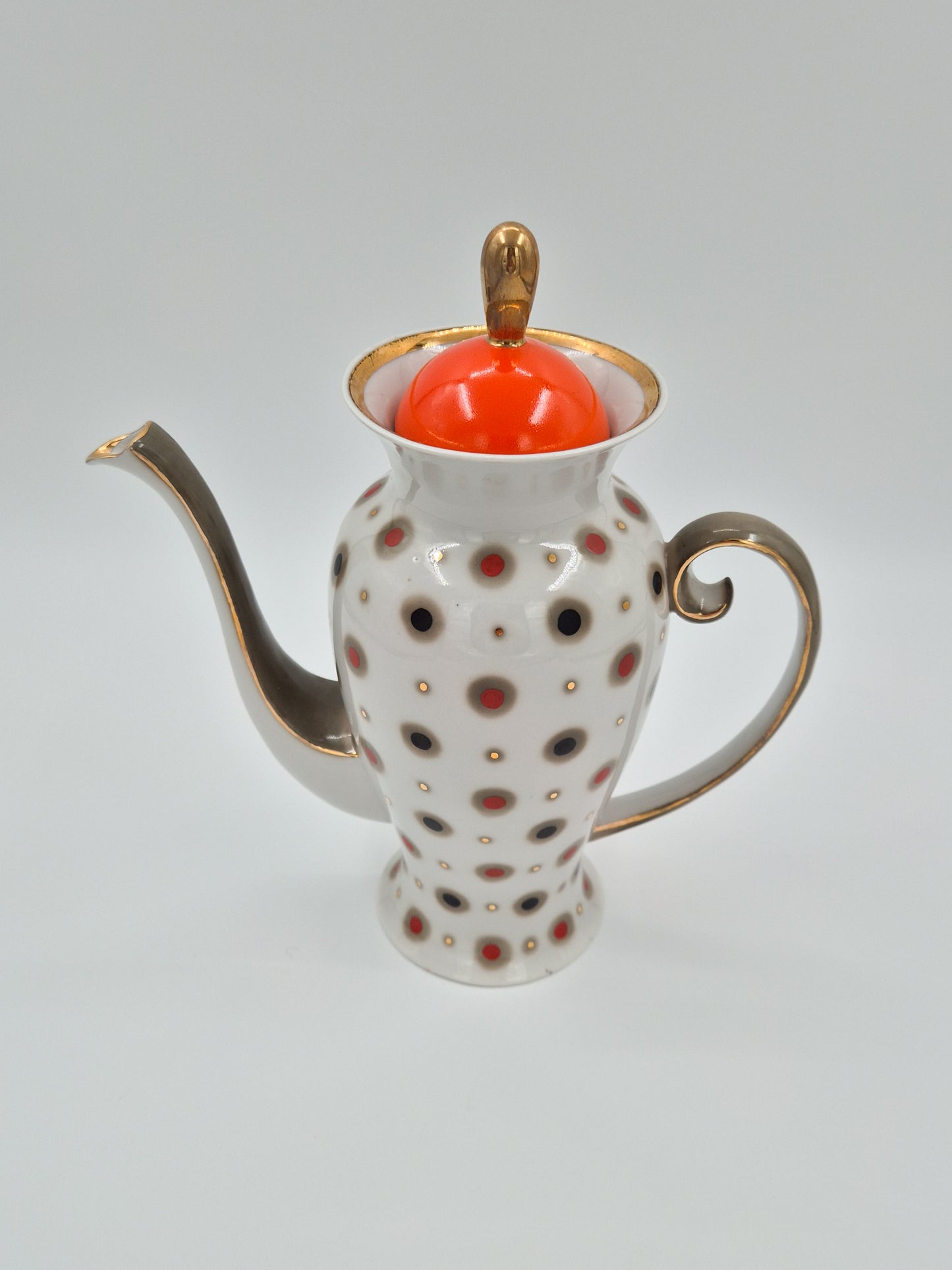 Vintage Coffee Pot “Pea” – Novgorod Porcelain Coffee Pot