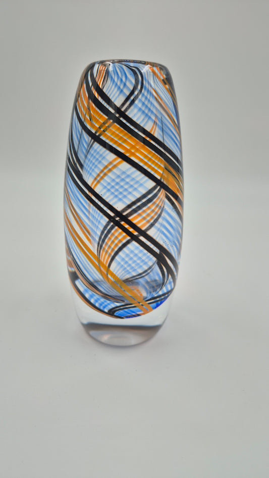 Vintage Filigree Glass Vase