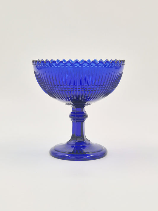 Nuutajärvi Notsjö Blue Glass Bowl – Vintage Finnish Design