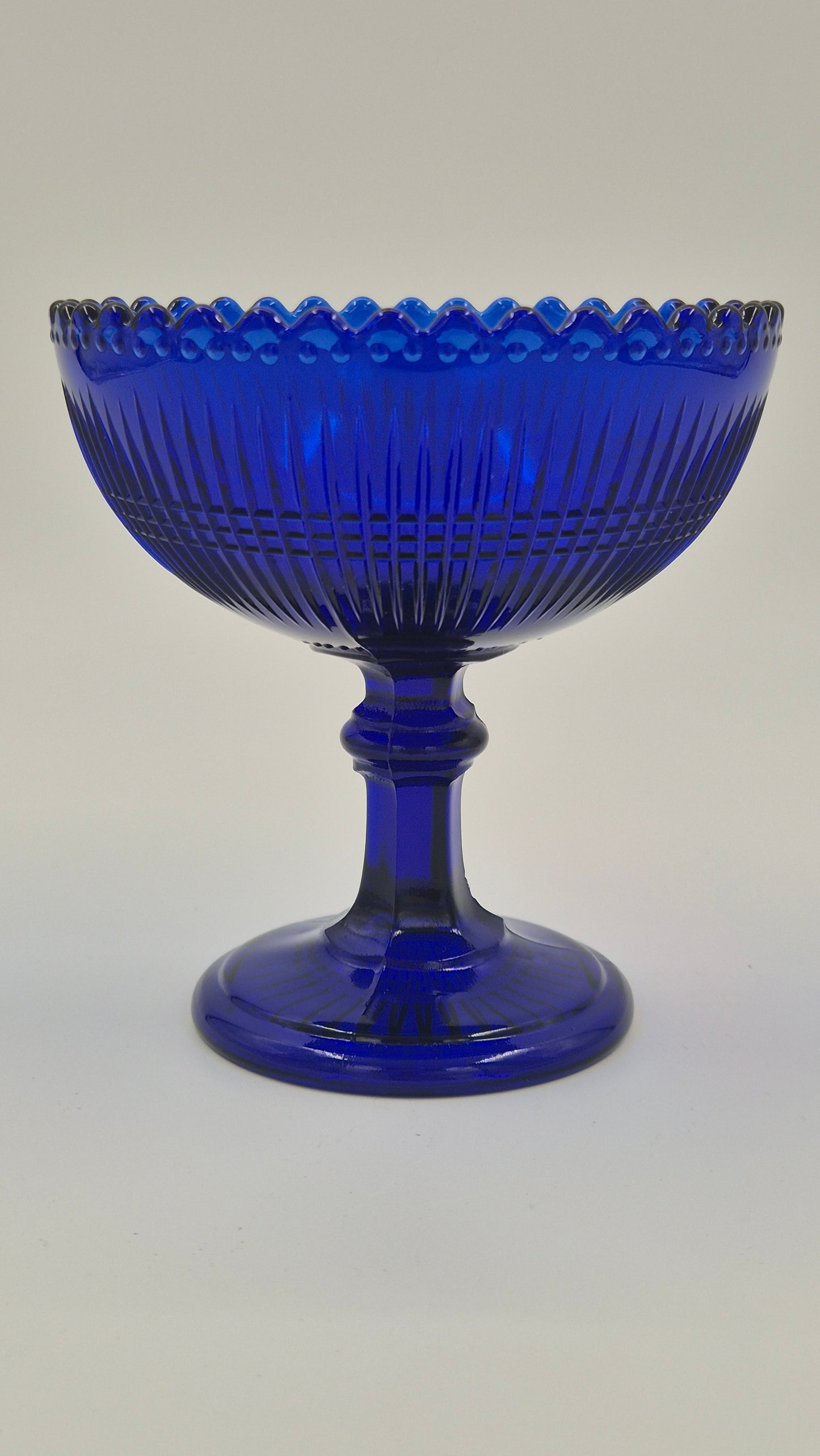 Nuutajärvi Notsjö Blue Glass Bowl – Vintage Finnish Design