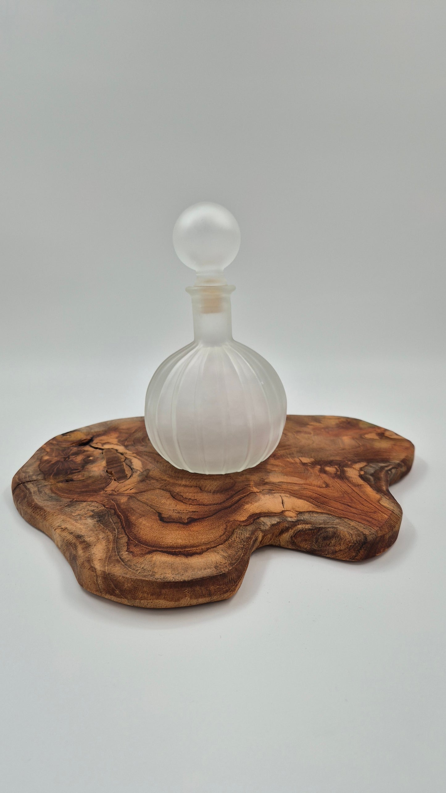 1950s Frosted Glass Vanity Perfume Bottle