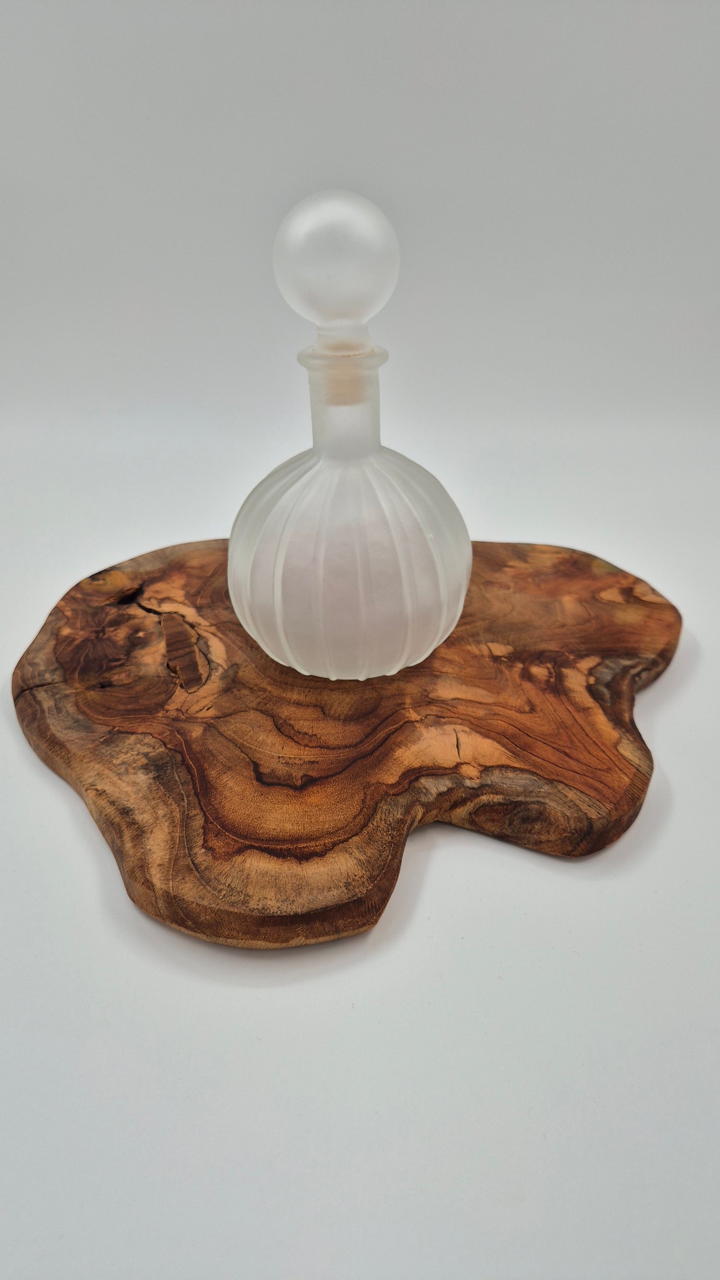 1950s Frosted Glass Vanity Perfume Bottle