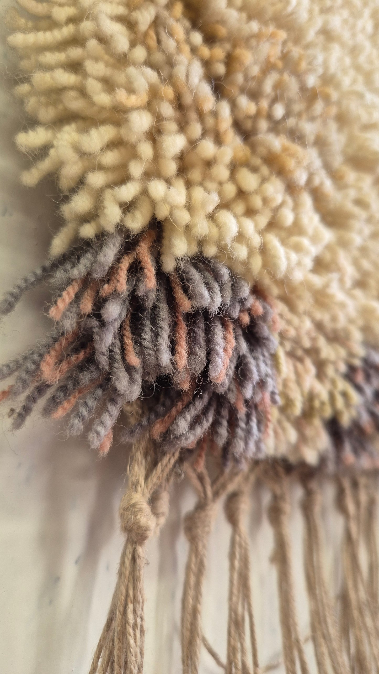 Vintage Finnish Wall Rug "Kukkamaljakko" by Laila Karttunen