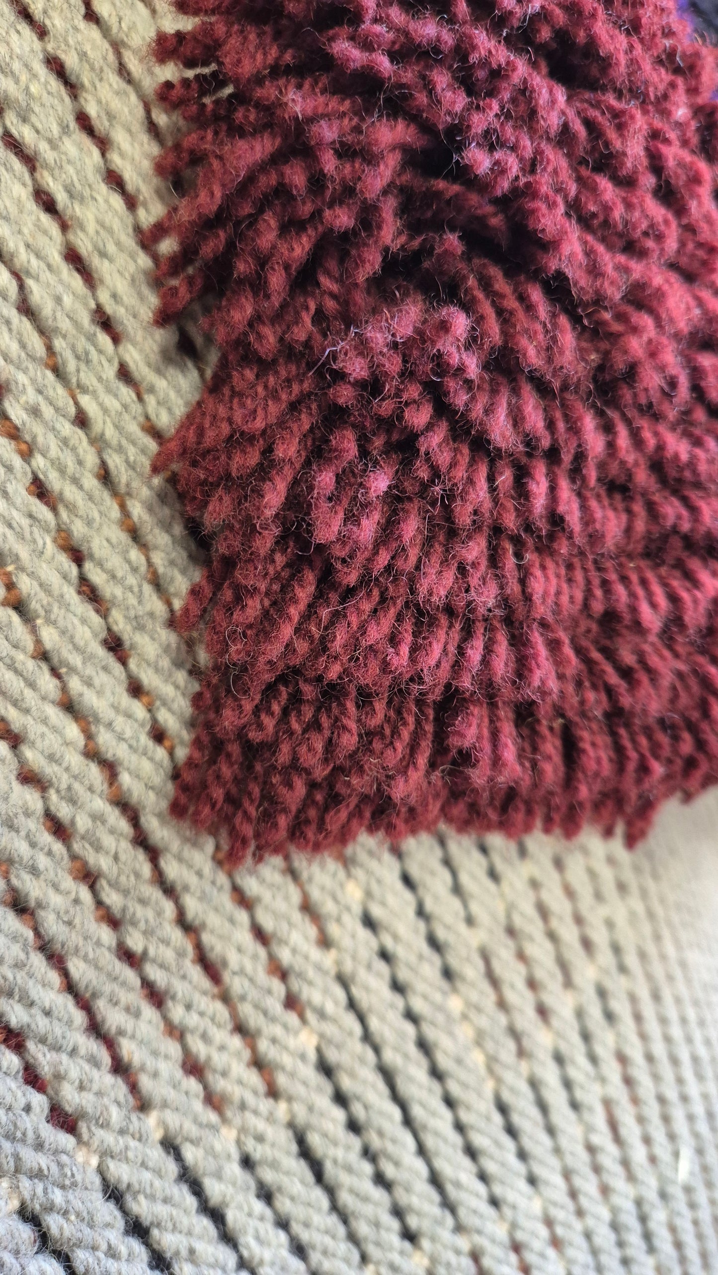 Vintage Finnish Wall Rug by Hannamaija Teisko – Scandinavian Textile Art