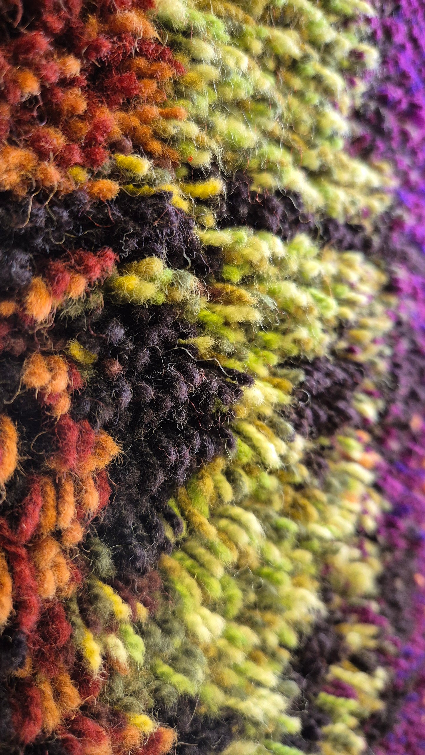 Vintage Finnish Wall Rug by Hannamaija Teisko – Scandinavian Textile Art