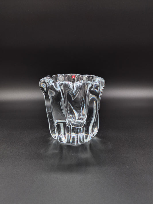 Tapio Wirkkala “Kalvolan Kanto” Vase – Signed Finnish Art Glass by Iittala (2009 Edition)