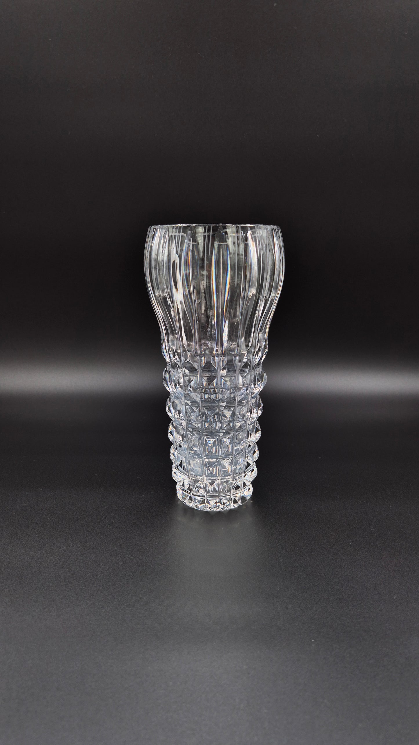 Riihimäen Lasi Polar Vase – Vintage Finnish Mid-Century Glass