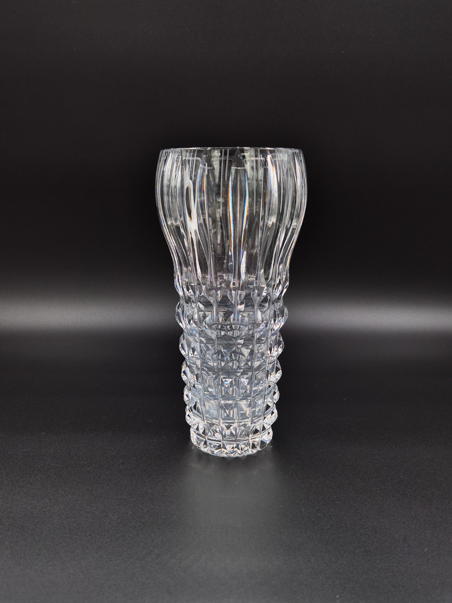 Riihimäen Lasi Polar Vase – Vintage Finnish Mid-Century Glass