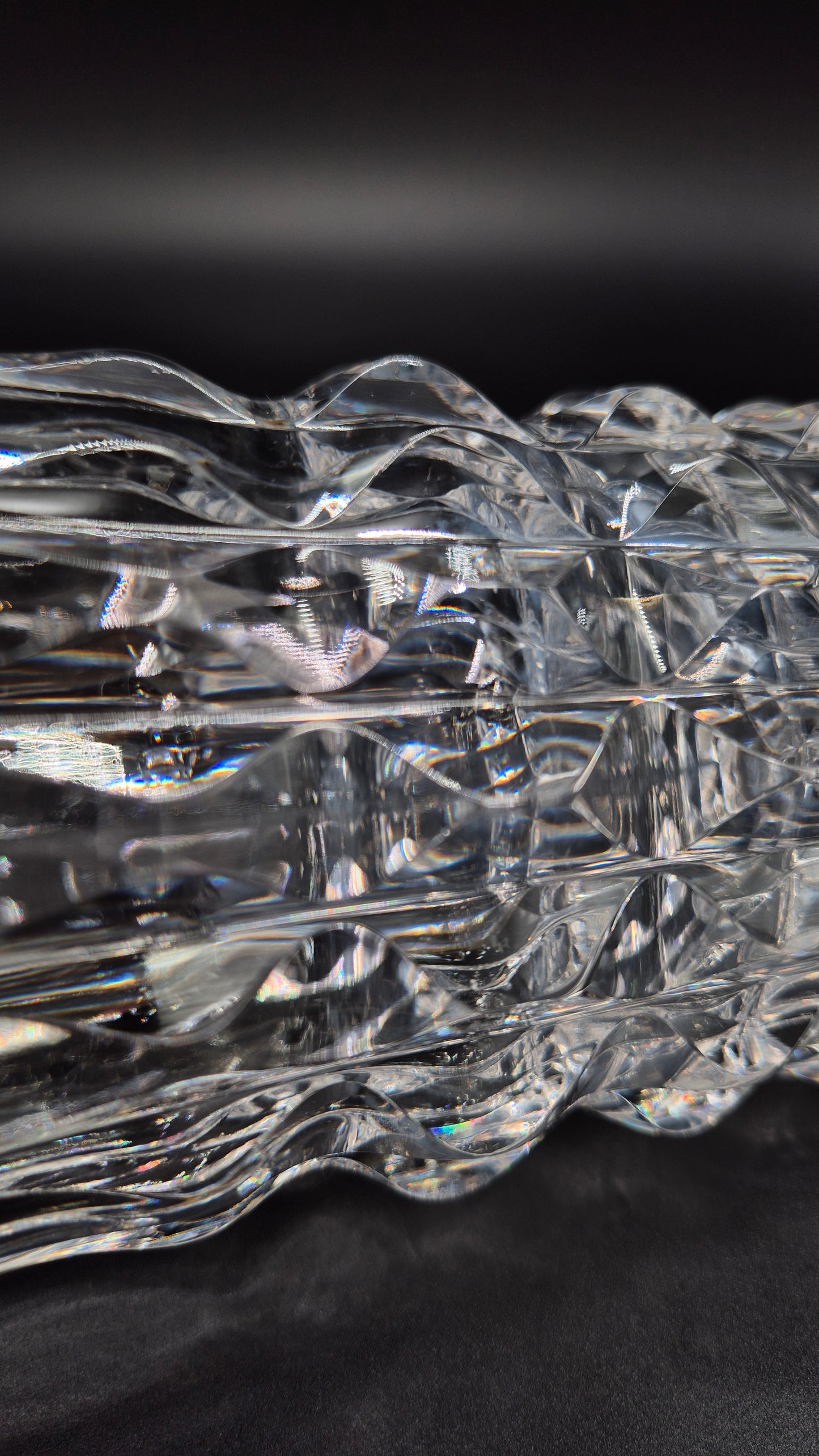 Riihimäen Lasi Polar Vase – Vintage Finnish Mid-Century Glass