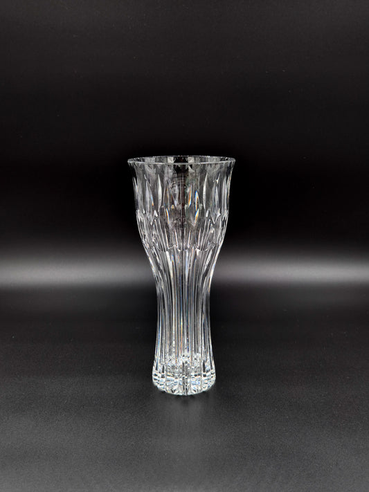 Vase en cristal Riihimäen Lasi par Aimo Okkolin – Design finlandais du milieu du siècle