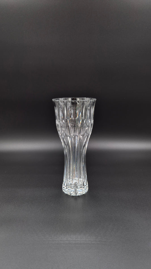 Riihimäen Lasi Crystal Vase by Aimo Okkolin – Finnish Mid-Century Design