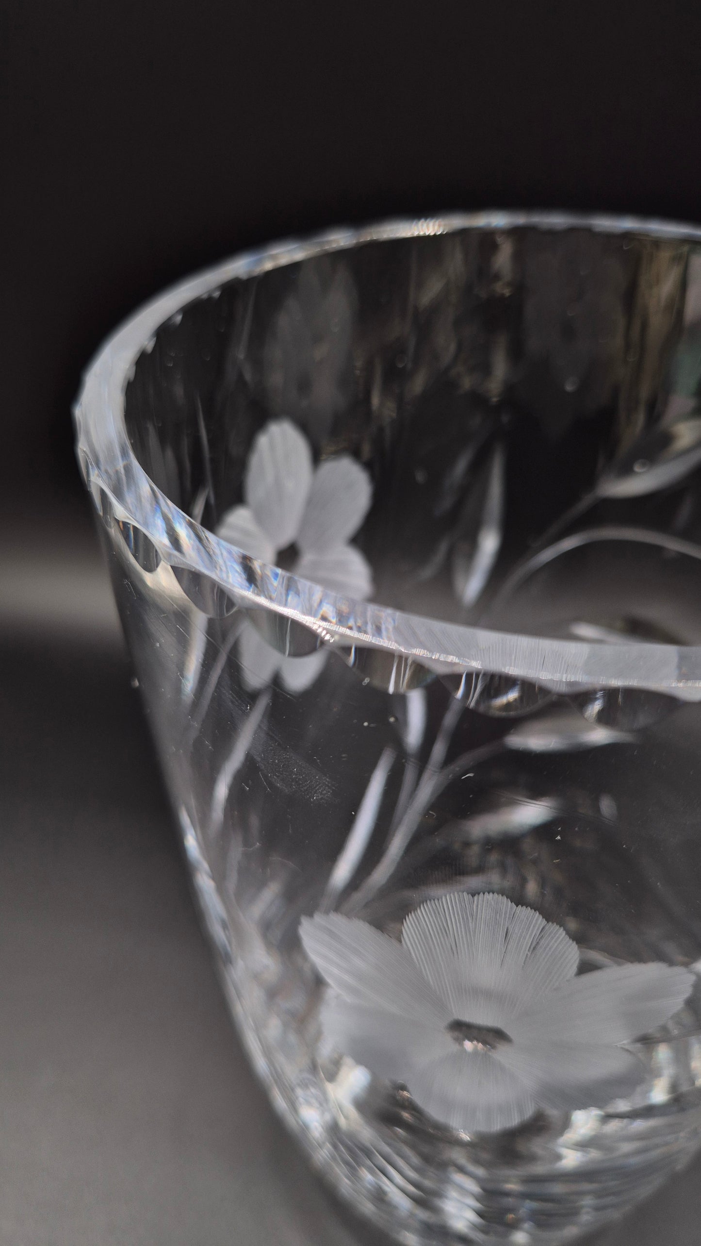Large Crystal Vase. 28,5cm