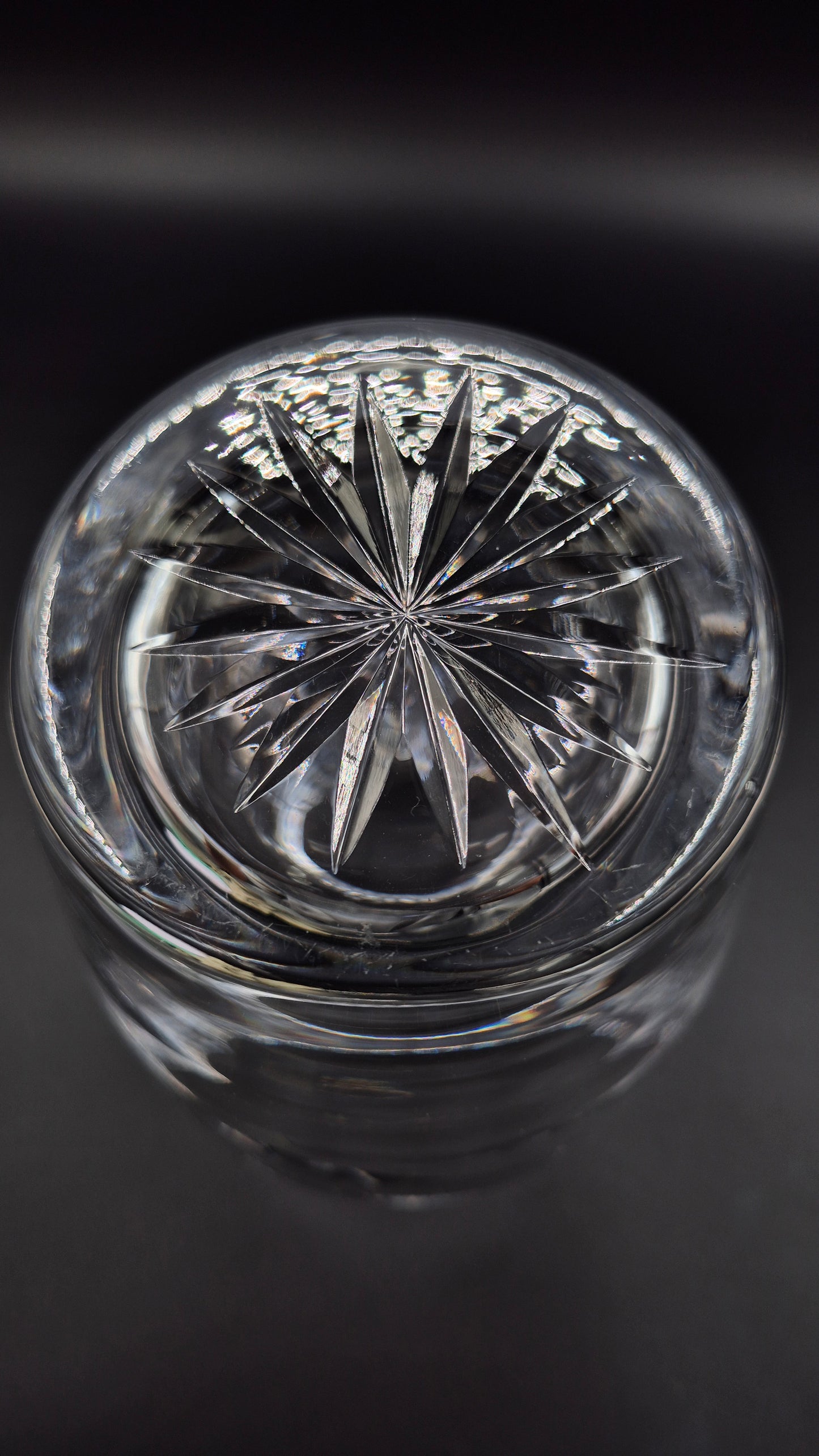 Large Crystal Vase. 28,5cm