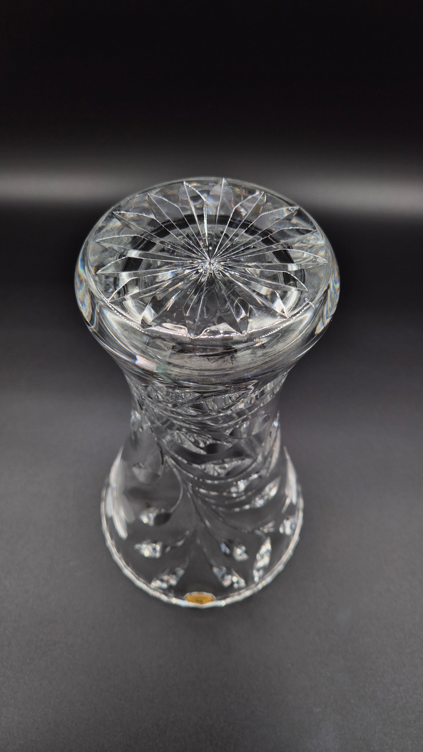 Riihimäen Lasi Selleri Crystal Vase - Aimo Okkolin Design