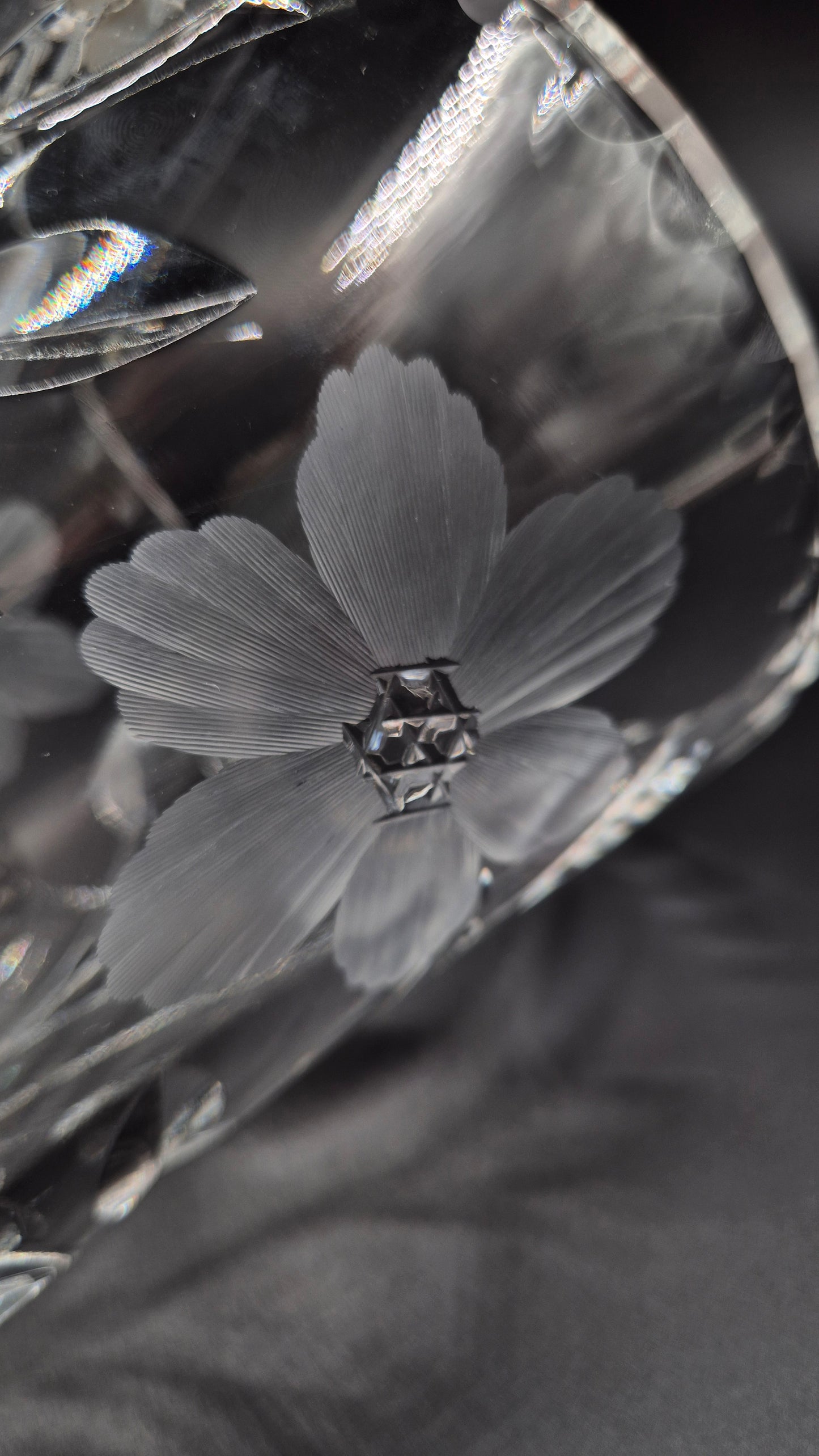 Riihimäen Lasi Selleri Crystal Vase - Aimo Okkolin Design