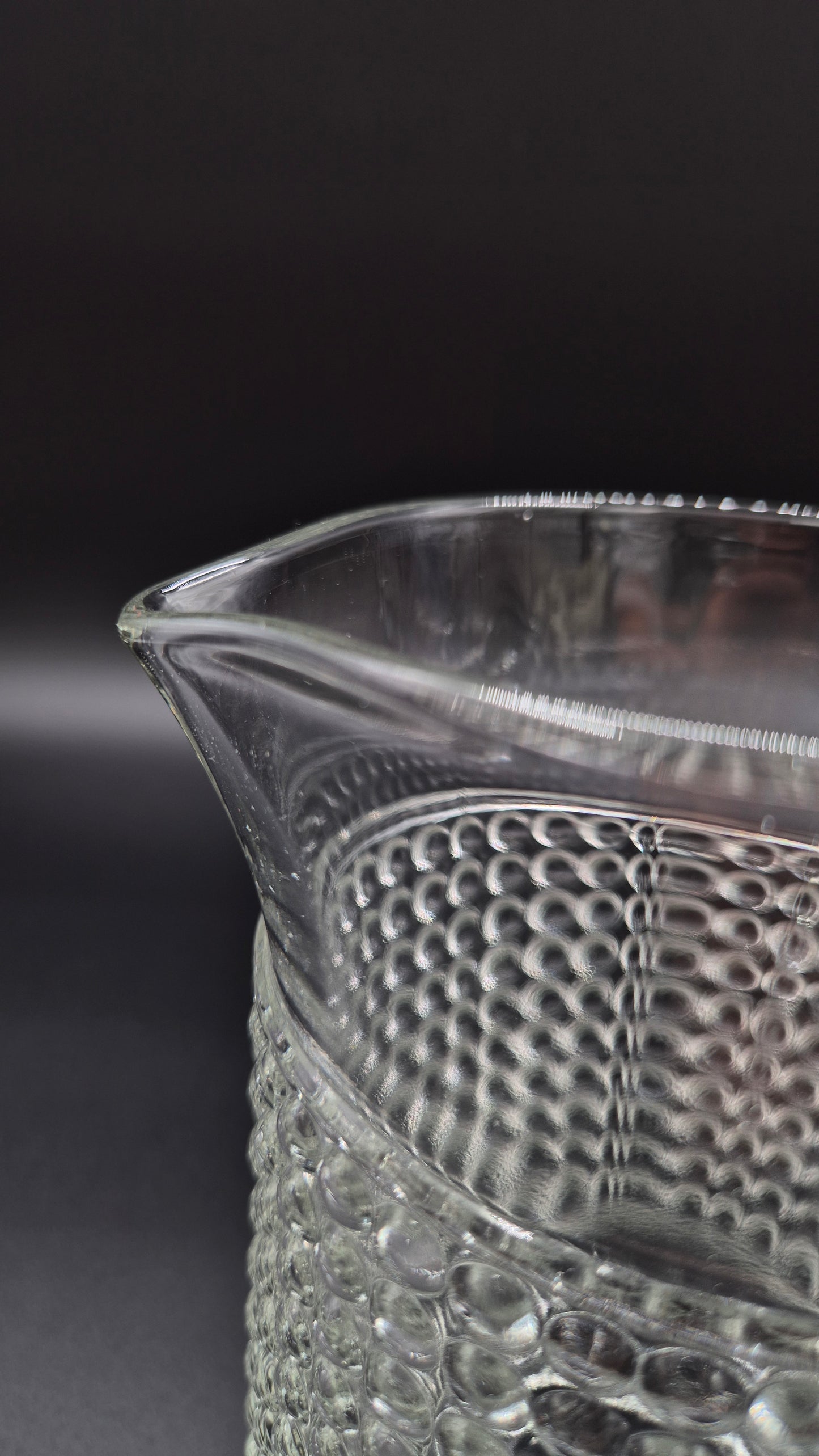 Vintage 1970s Barokki Glass Jug