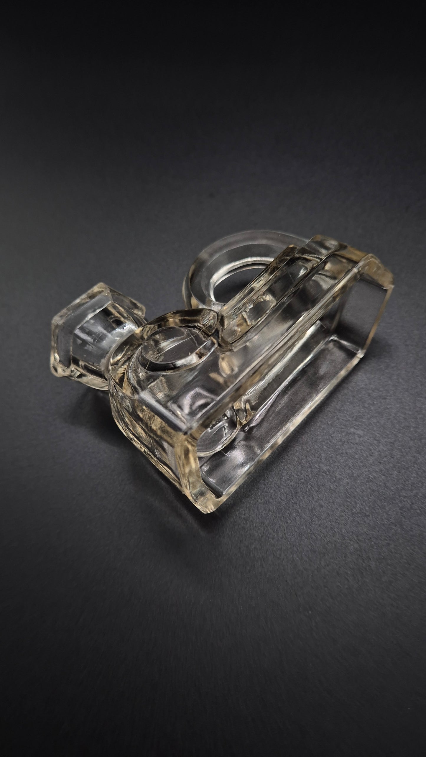 Art Deco Glass Candlestick – Vintage Elegant Candle Holder