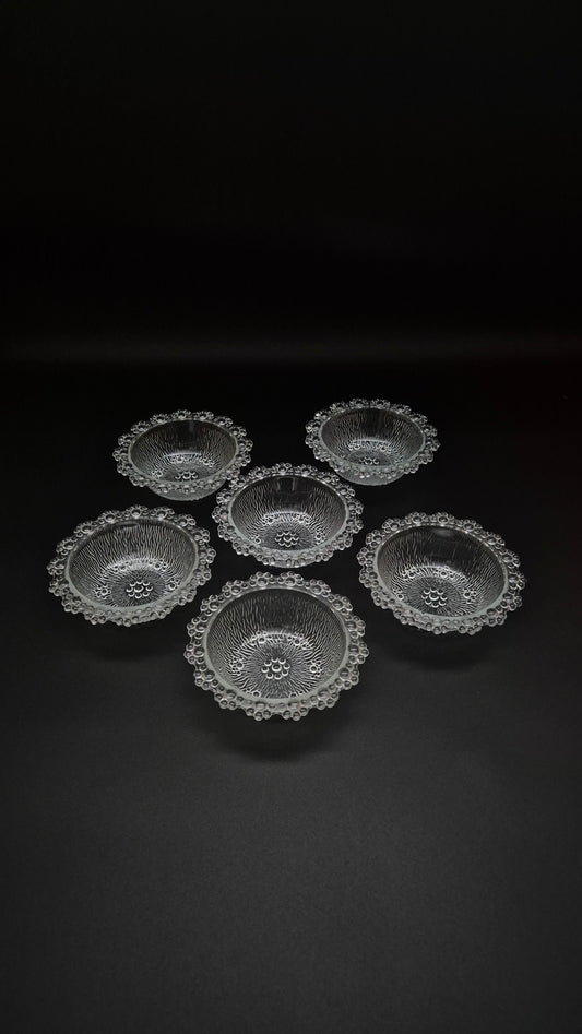 Set of Six Vintage Masserini Barocco Dessert Bowl