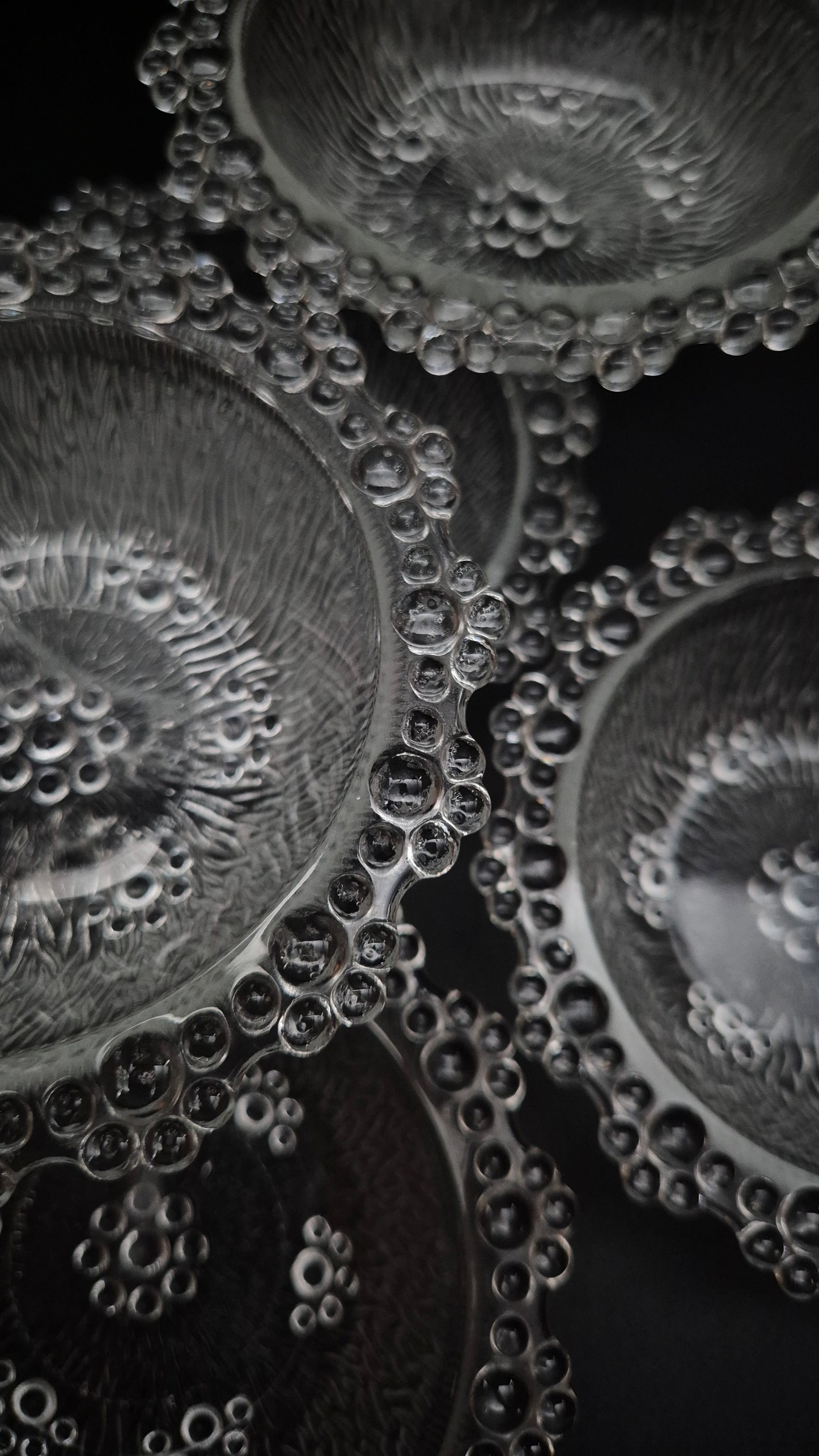 Vintage Glass Dessert Bowl (Set of Six)